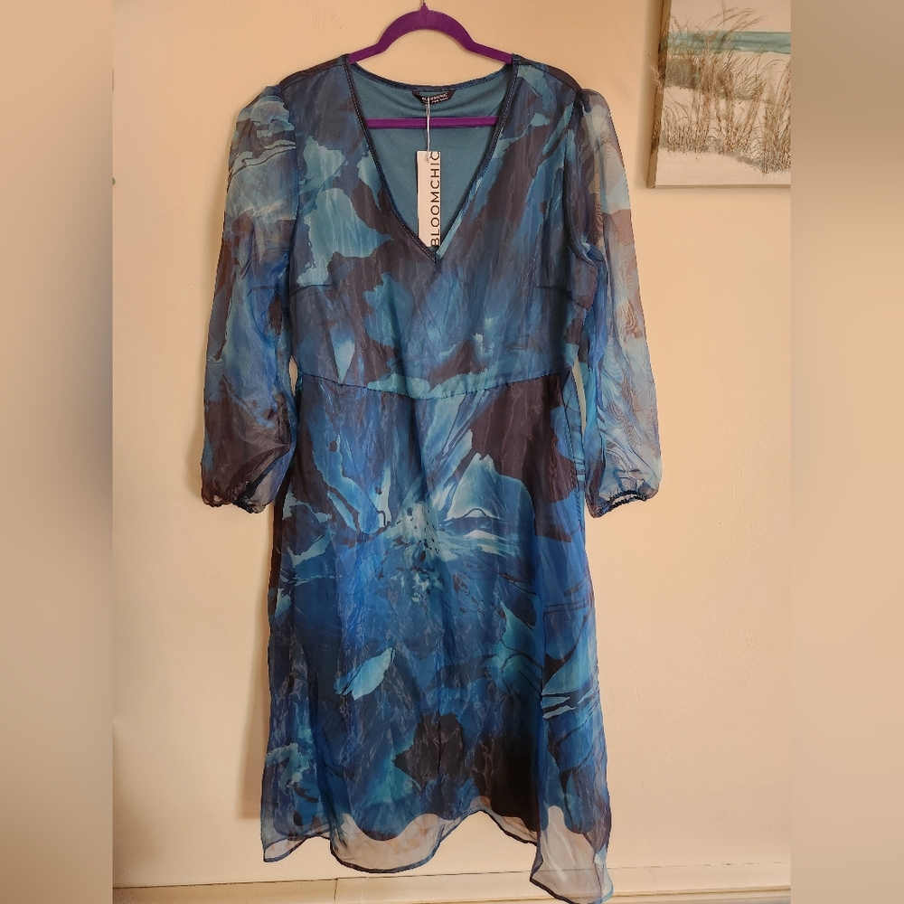 Bloomchic Maxi Dress Floral 14/16 XL NWT